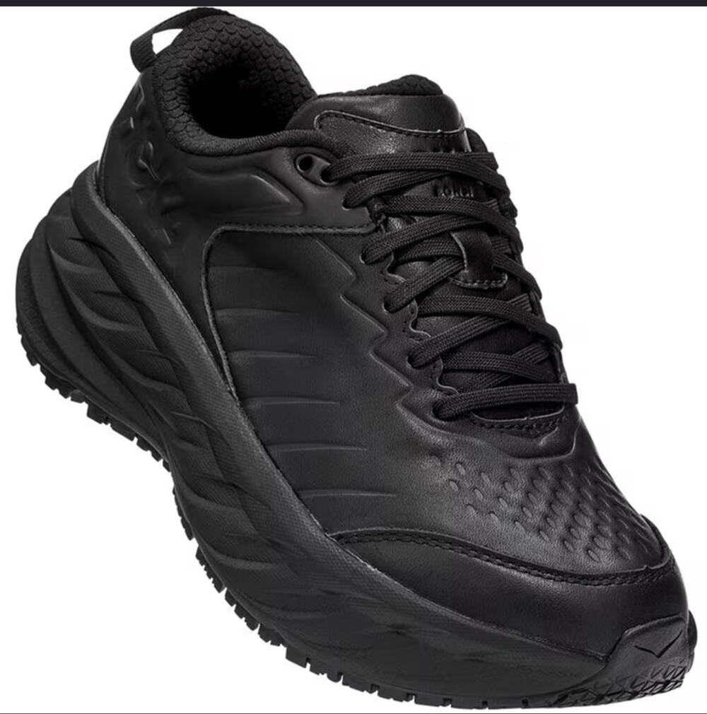 Hoka One One Sneakers BONDI SR Triple Black Water Resistant Women Running 10
